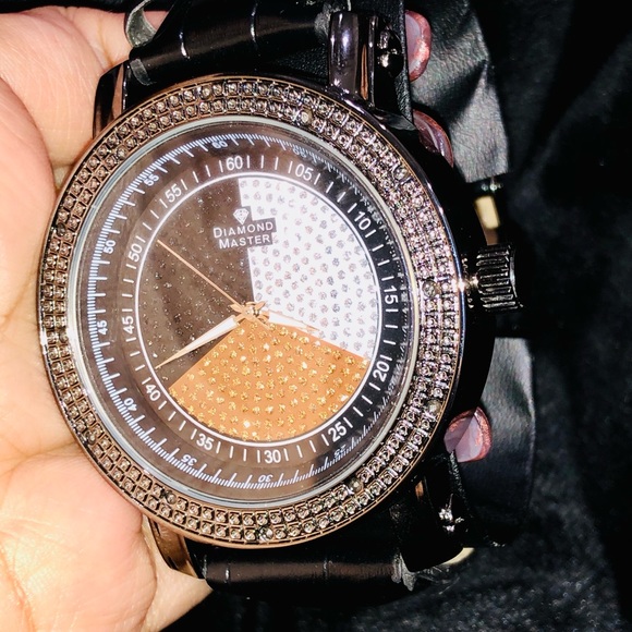 Mens real diamond custom made watch! NOT CZ SALE! - Picture 4 of 8